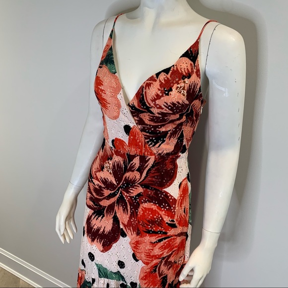 🚨SOLD* Farm Rio Riviera Eyelet Maxi Floral Dress! - Picture 2 of 6
